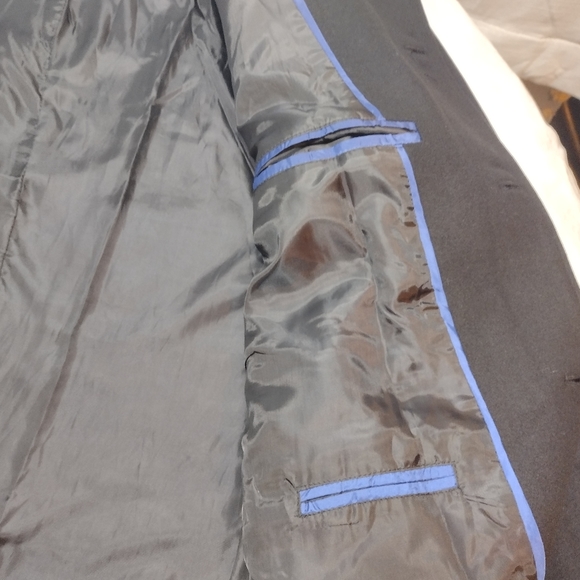 Hammer Anvil Los Angeles Black Wool Blend Over Coat - Picture 9 of 16